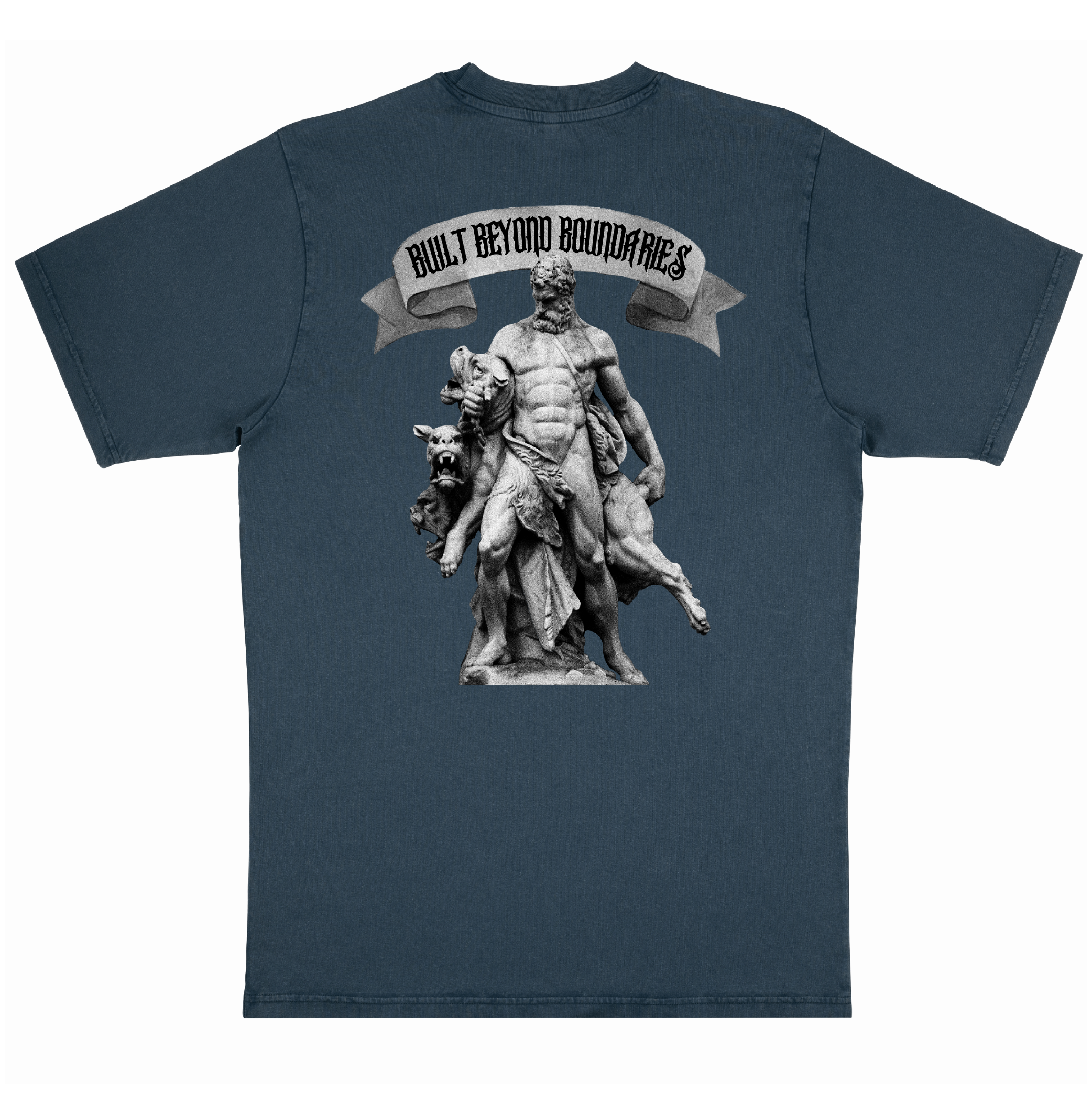 Stone Washed Denim Oversized T-shirt - 100% Organic Cotton