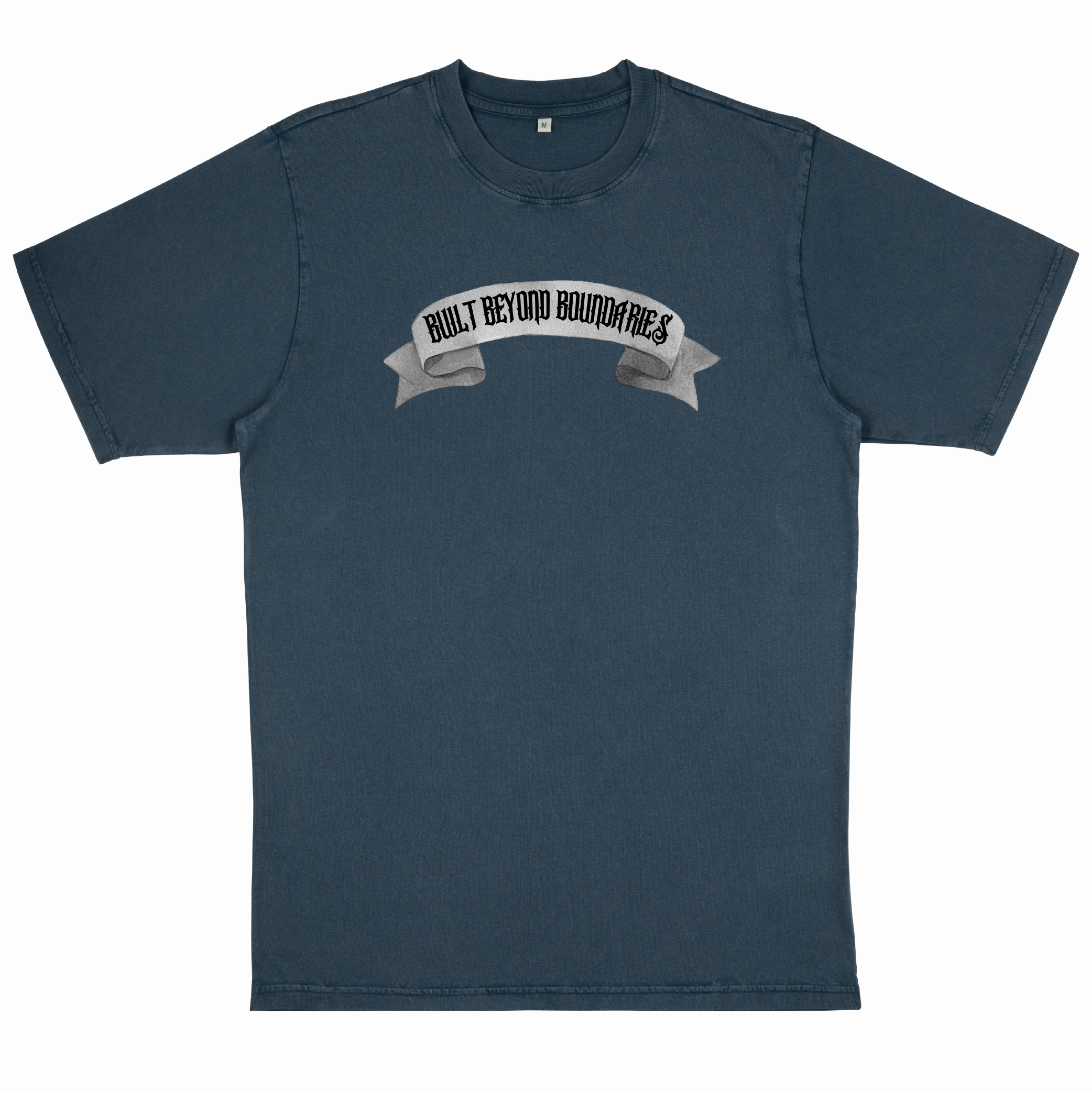 Stone Washed Denim Oversized T-shirt - 100% Organic Cotton