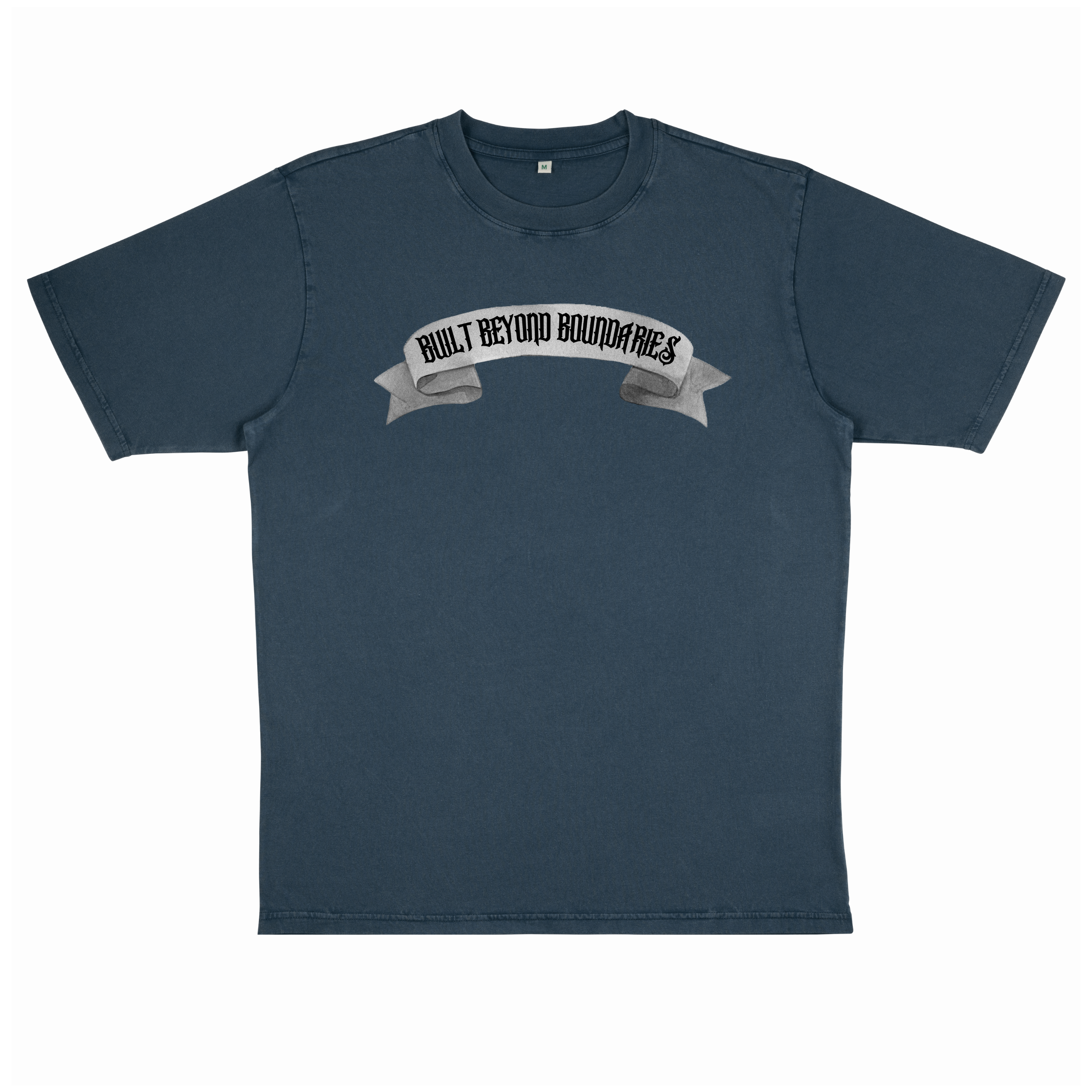 Stone Washed Denim Oversized T-shirt - 100% Organic Cotton