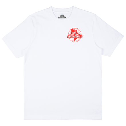 Red World T-shirt - White