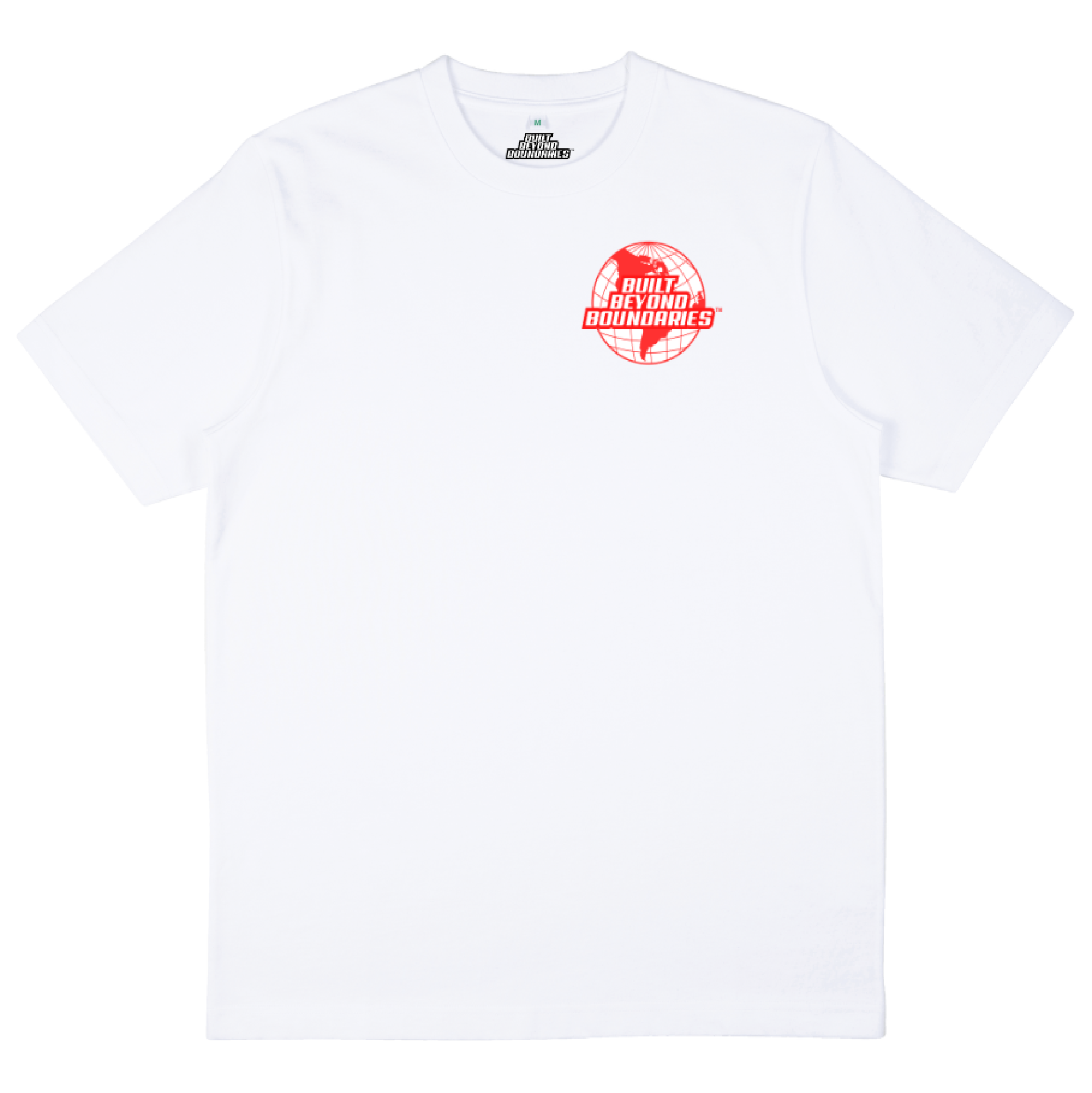 Red World T-shirt - White