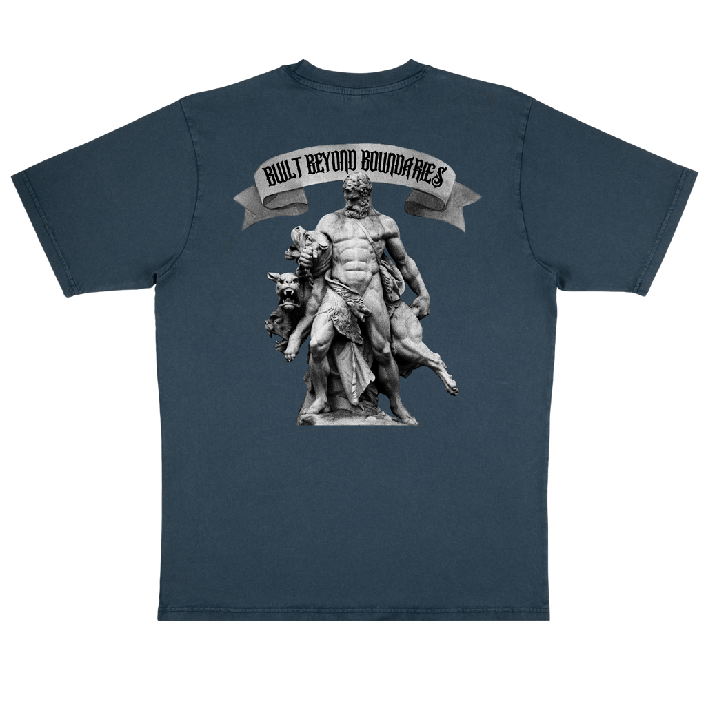 Stone Washed Denim Oversized T-shirt